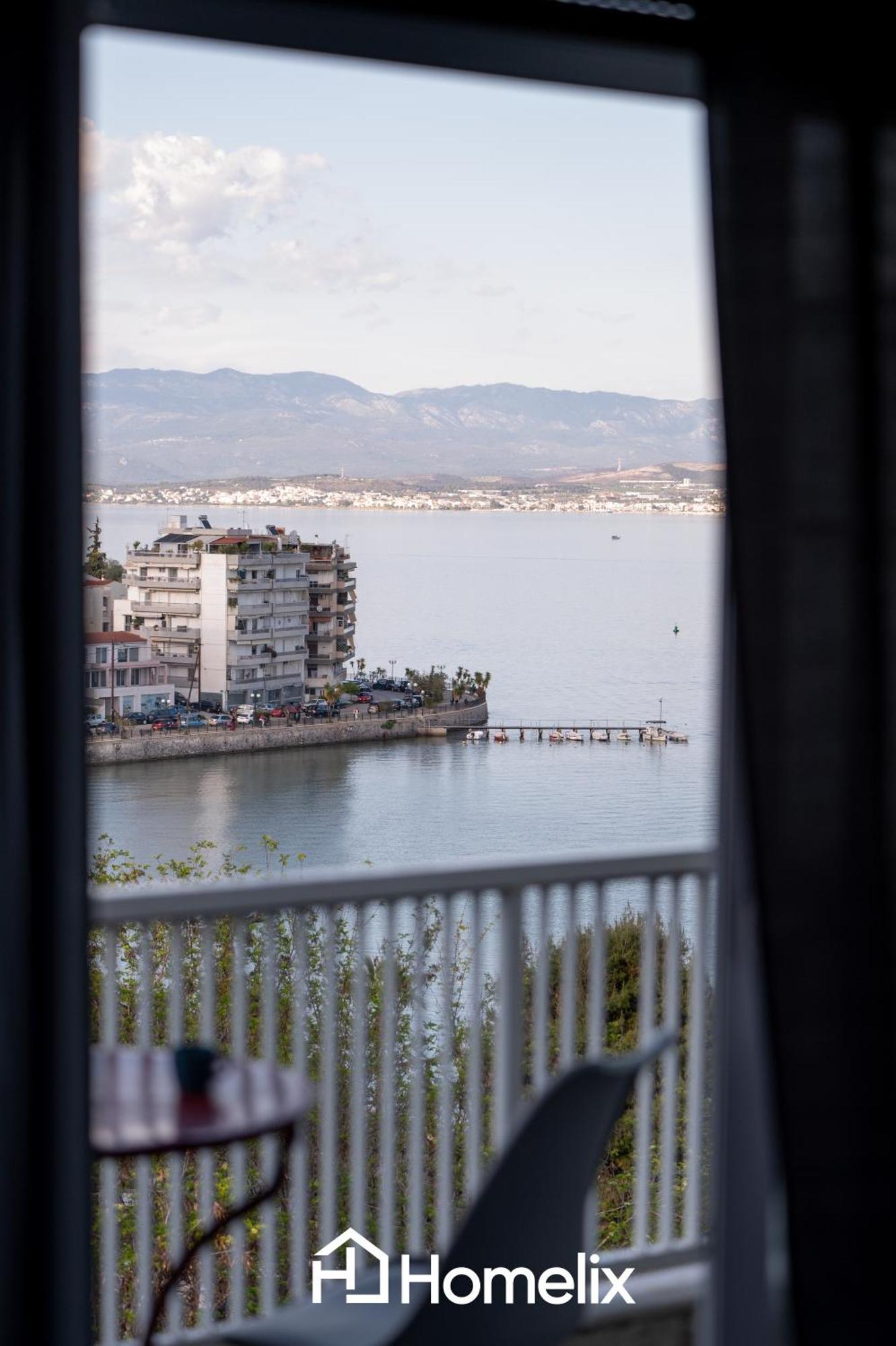 30M² Cosy Studio With Panoramic Sea View Chalkida Bagian luar foto